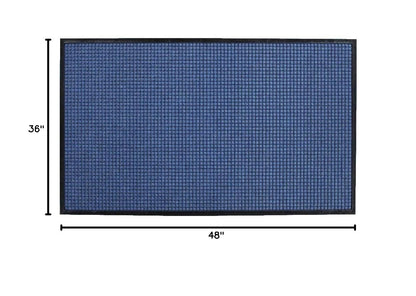 Guardian WaterGuard Indoor/Outdoor Wiper Scraper Floor Mat, Rubber/Nylon, 3'x4', Grey