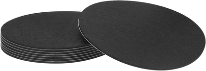 uxcell 32Pcs Non Slip Furniture Pads, 3" Round Self Adhesive Felt Bumpers Noise Reducing Furniture Feet Floor Protector for Chairs Tables Furniture Legs (White 0.2" Thick) - Colors A