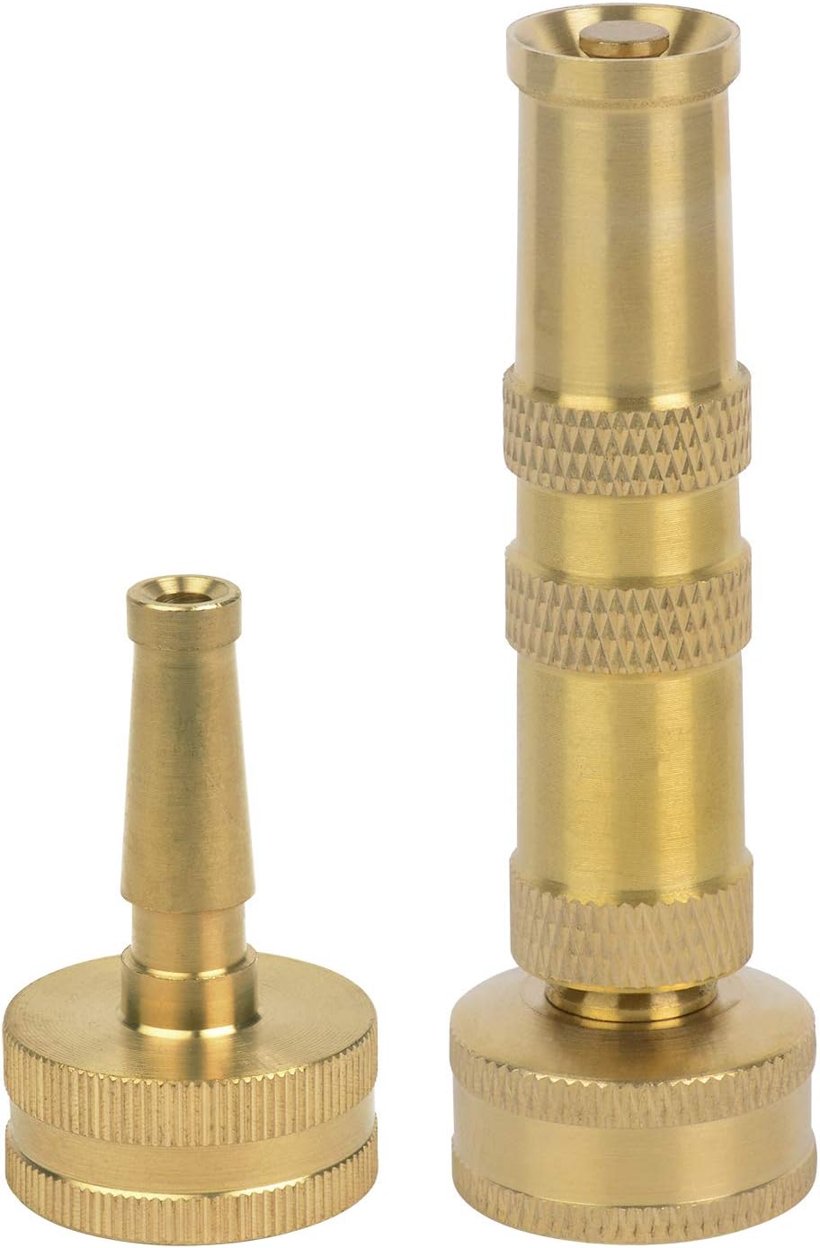 Melnor 65043-AMZ Solid Brass Nozzle Bundle - Heavy Duty, Adjustable Spray & High-Pressure Jet - Leak-Free Design - Compact