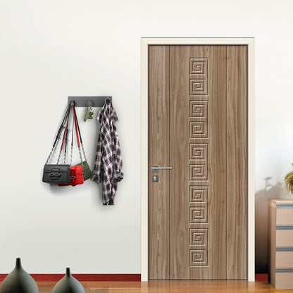 VIRFIN Key Hooks for Wall, Self Adhesive Key Holder for Wall with 2 Self-Adhesive Tapes, No Damage Key Holder Rack for Wall with 4 Key Hooks for Entryway, Door, Bathroom, Kitchen