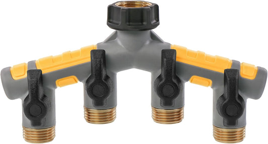 Solterra Garden Hose Manifold with Shut-offs
