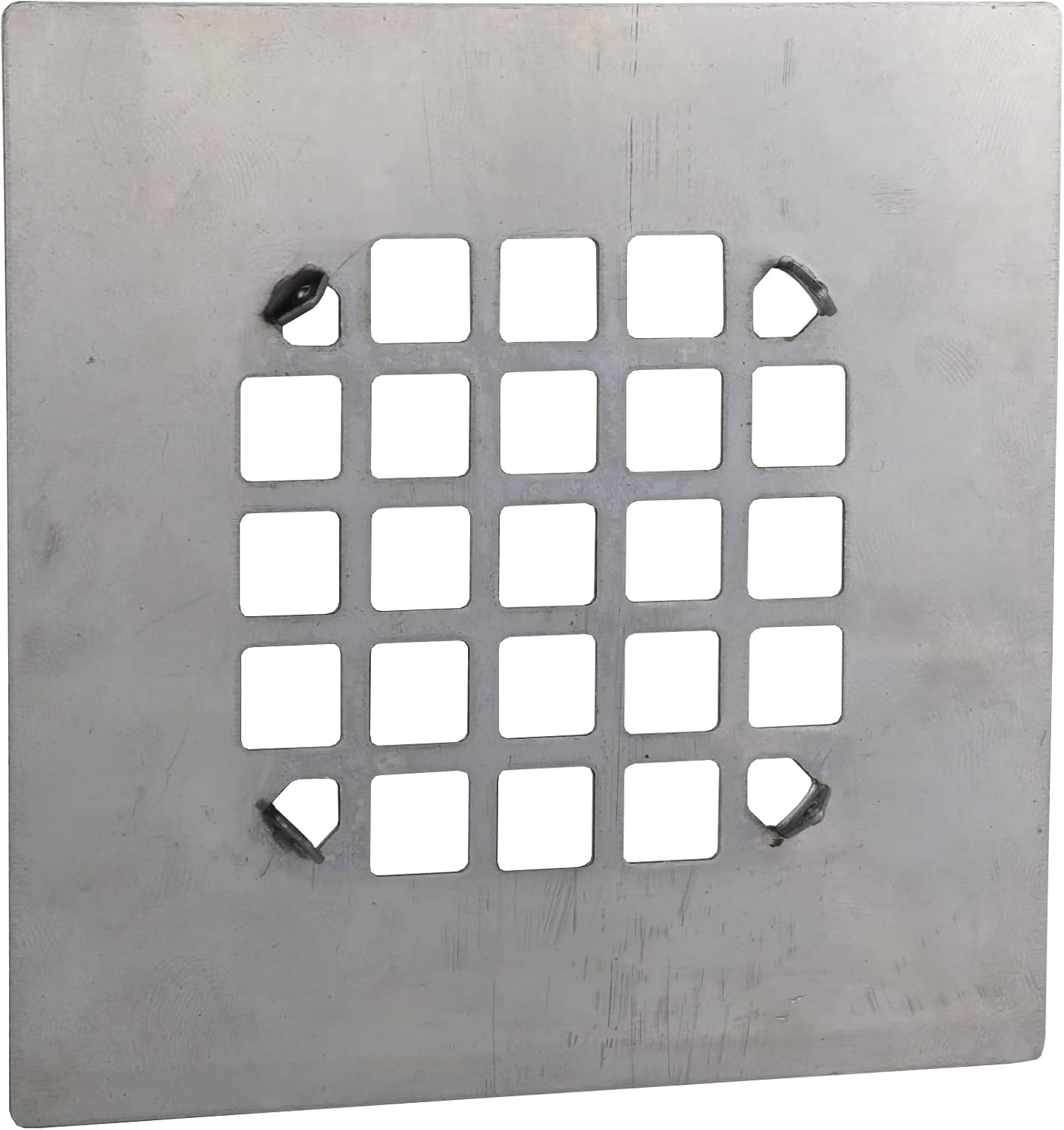 Danco Snap-in Shower Drain Cover with in-Drain Hair Catcher, 4-1/4" Round, White Strainer, (10533)