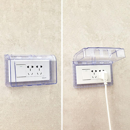 Fielect Weatherproof in Use Outlet Cover Plug Receptacle Protector for Retrofit Siding Construction Blue 118 Type 2Pcs