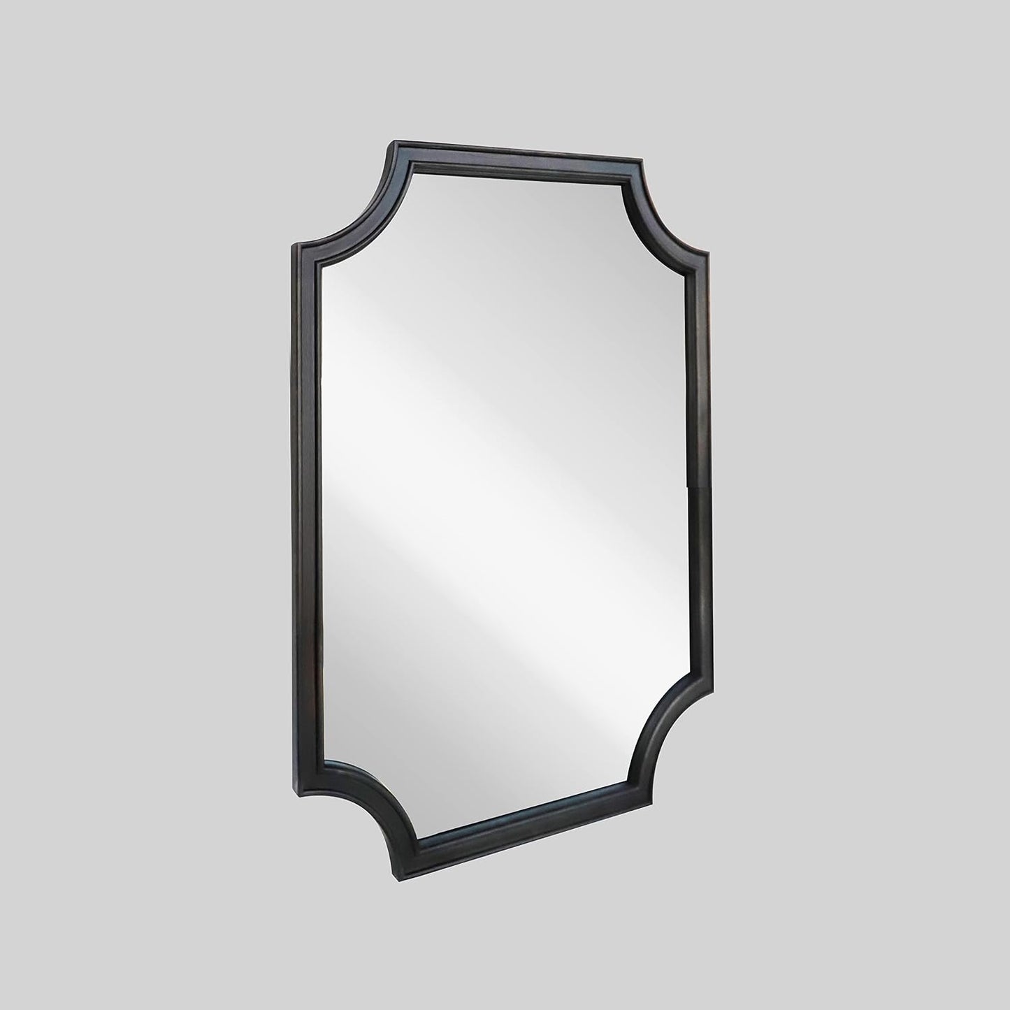 WallBeyond Full Length Mirror Wall Mounted 65"x22", Rustic Wooden Frame Floor Mirror, Large Full Body Mirror for Bedroom, Leaning or Hanging Against Wall, Natural