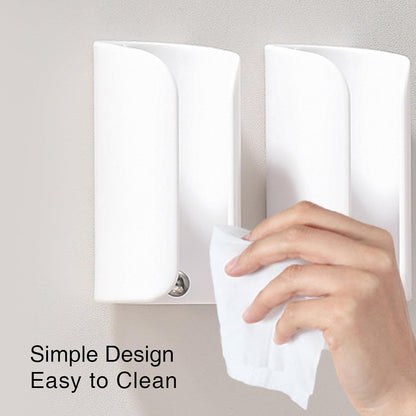 Electric Toothbrush Holder for Bathroom, Wall-Mounted Toothbrush Stand with Self-Adhesive, Compact Bathroom Caddy for Electric Toothbrushes (Clear-2pcs)