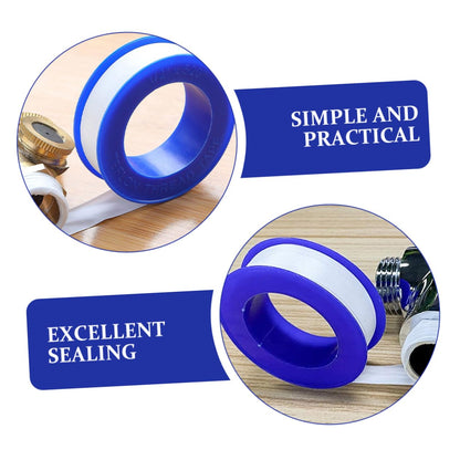 MAGICLULU 12rolls High-Temperature PTFE Plumber Tape for Water Pipe Sealing Leak Prevention and Reliable Thread Sealing Plumbing Applications