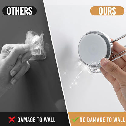 LEVERLOC Soap Dish Holder for Shower Suction Cup Wall Mounted Self Draining NO-Drilling Removable Bar Soap Sponge Holder for Bathroom Bathtub Kitchen Sink Waterproof Strong Vacuum Suction Adhesion