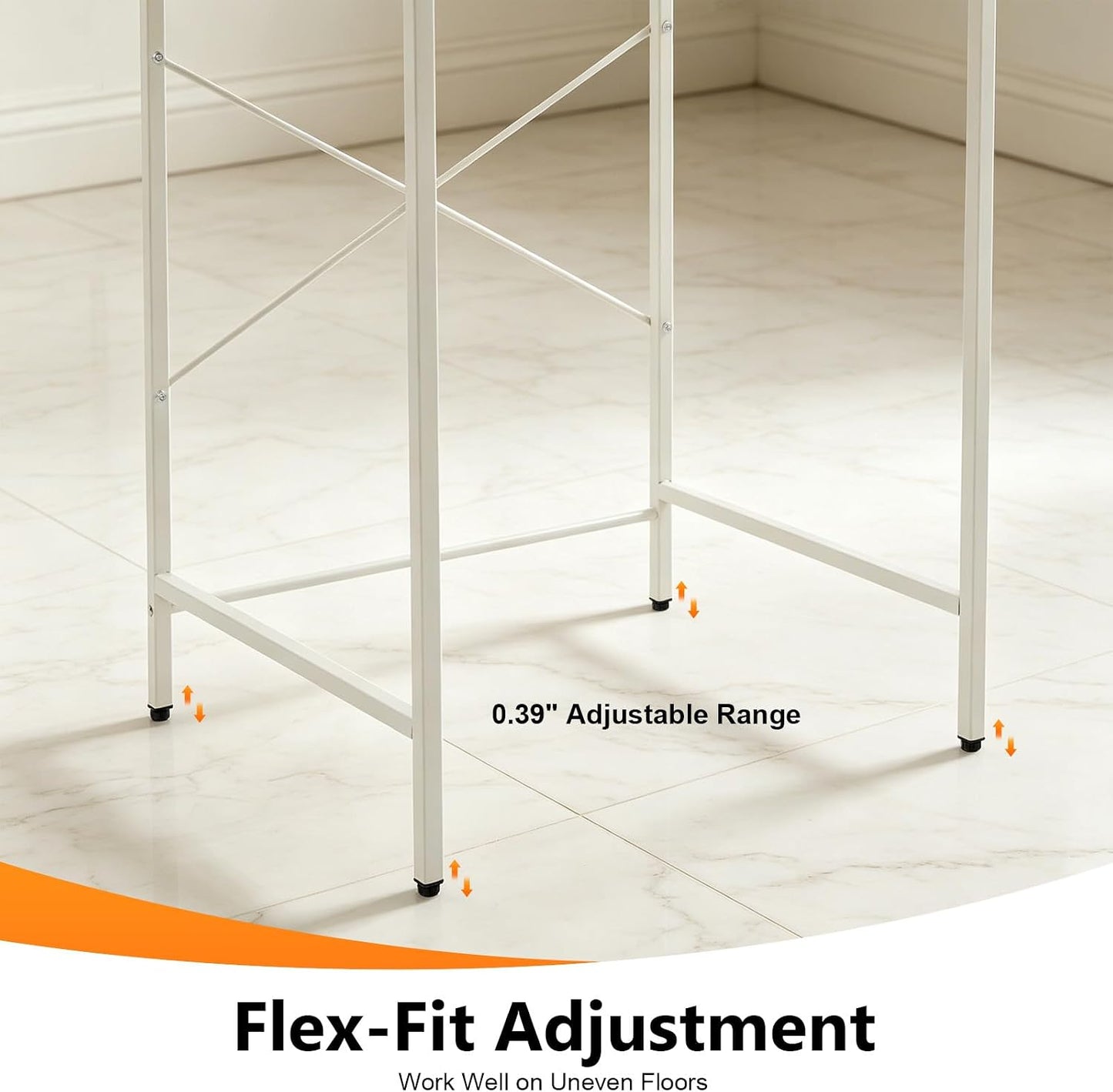 Over Washer and Dryer Shelves,3-Tier Bathroom Organizer Rack,Washing Machine Storage Shelf for Laundry Room