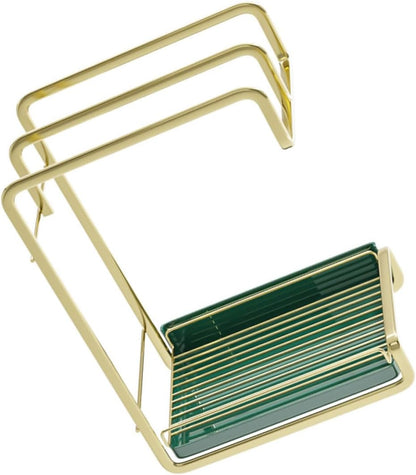 LABRIMP Quality Iron Wall Hanging Drain Rack Duster Cloth Drying Rack Kitchen Accessories Storage
