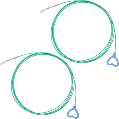 2 Pack 118 Inch Drain Hair Drain Clog Remover, Extra Long Flexible Sink Snake Drain Hair Removal Tool, Anti-Break Metal with Nylon Coating Plumbing Snake for Shower, Kitchen, Bathroom, Toilet
