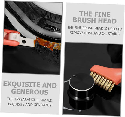 4pcs Rotary Wire Kitchen Cleaning Tool Multi-Functional Hood and Stove Brush for Efficient Grease and Removal