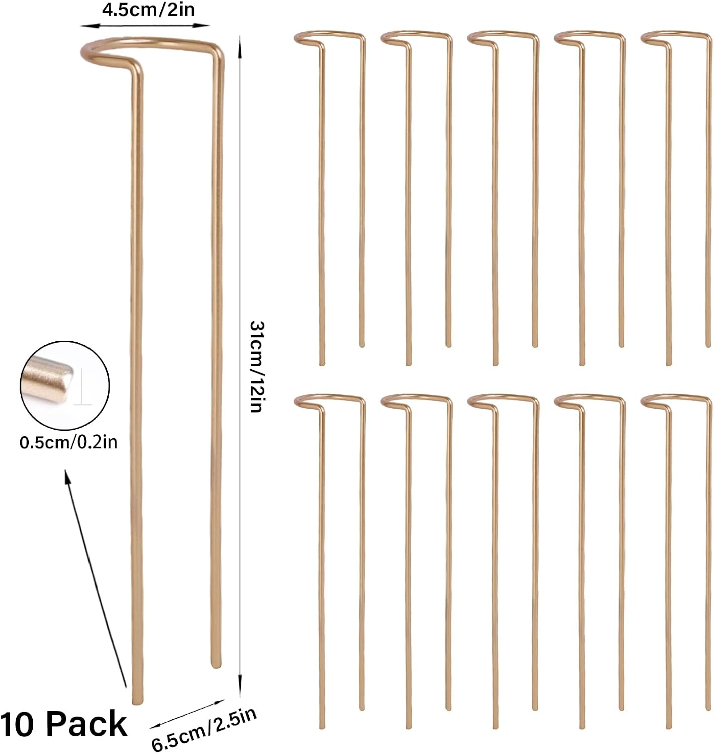 10 Pack Indoor Plant Support for Monstera Trellis Stakes and Stem Holder - Perfect for Small Indoor Plants, Desktop Gardens & Flower Shelf Use, Easy to Set Up and Efficient Support