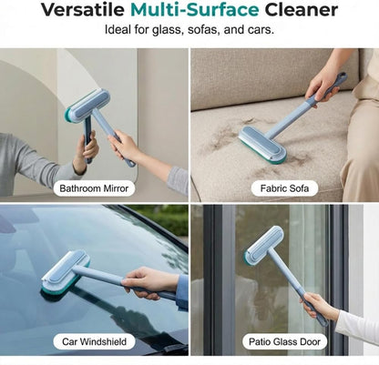 Window Screen Cleaning Brush, Mesh Screen Cleaner, Detachable Window Screen Cleaning Brush Washing Tool, Windows Screen Cleaner Tool with Wet and Dry Dual-Use, for Clothes,Pet Hair Extra Sticky (1PC)