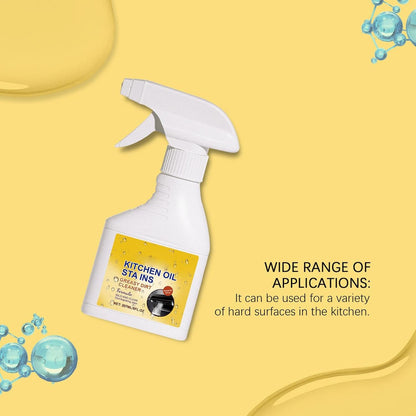 Degreaser Cleaner Heavy Duty - Kitchen Grease Cleaner 237ml - Heavy Duty Multi-surface Degreaser - Removes Oil Stains, Grease, Grime - Fresh Scent - For Kitchen, Bathroom (2)