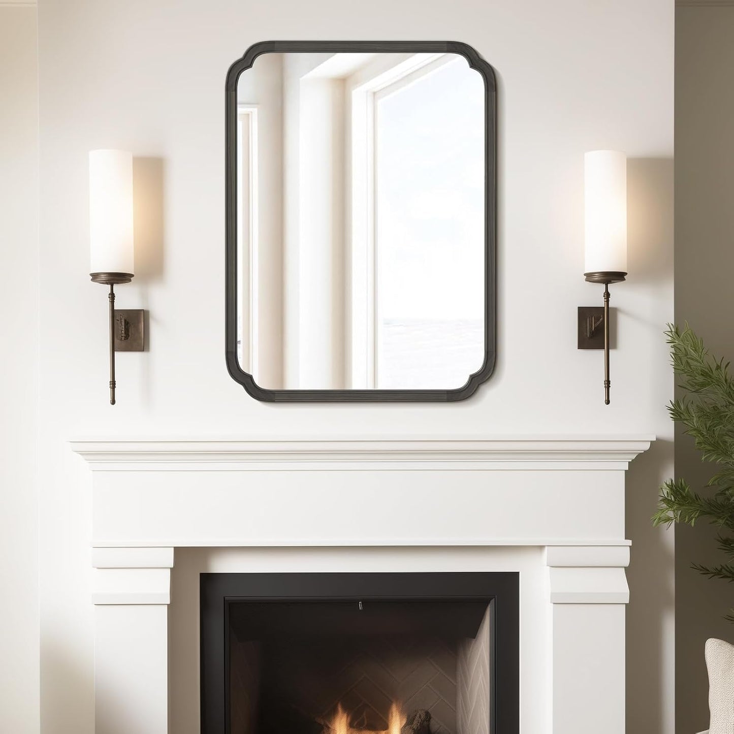 WallBeyond Full Length Mirror Wall Mounted 65"x22", Rustic Wooden Frame Floor Mirror, Large Full Body Mirror for Bedroom, Leaning or Hanging Against Wall, Natural