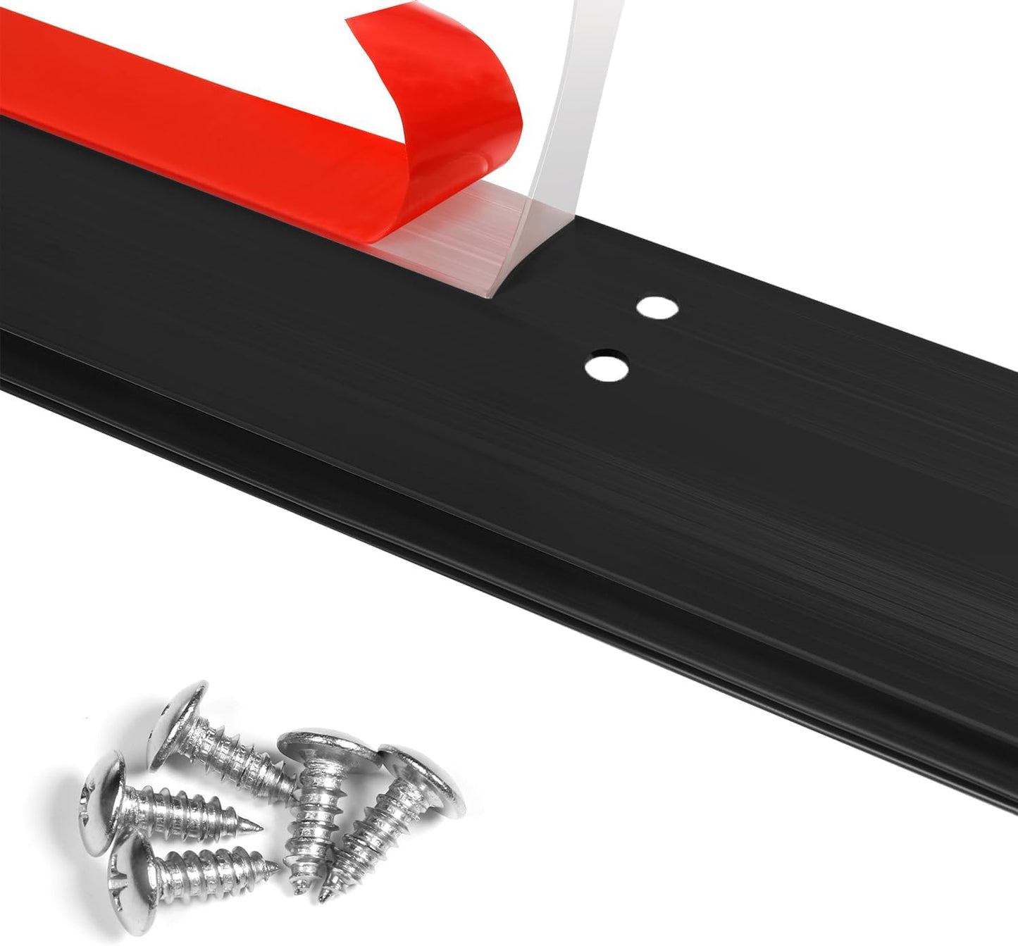 Door Metal Draft Stopper 3x28 inches Aluminum Mouse Blocker Silver | 3-3/8" Width 28" Length Metal Sweep Door Seal Cover 2-3/8 inch Gap Stop Under Doors Drafty