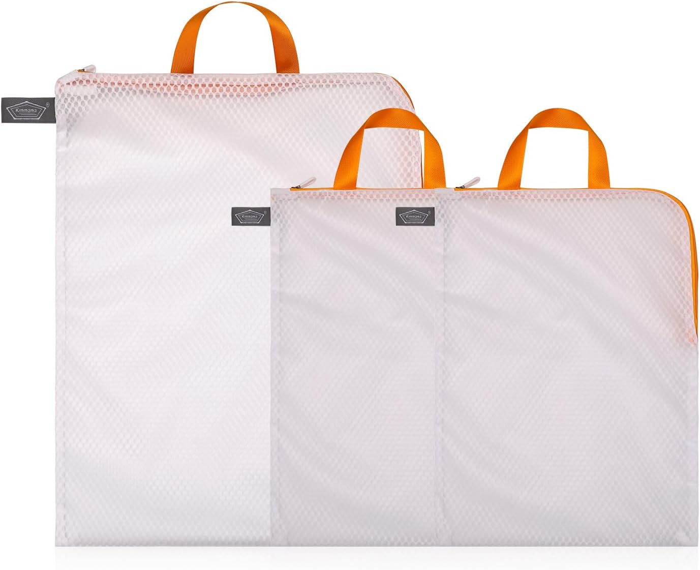 Kimmama Laundry Mesh Wash Bags, Garment Bag for Washing Machine, 2XXL | Honeycomb Laundey Bags for Sheet, Throw Blanket, Curtain, Cushion Cover, Comforter, Tumble Dryer Safe, Extra Large