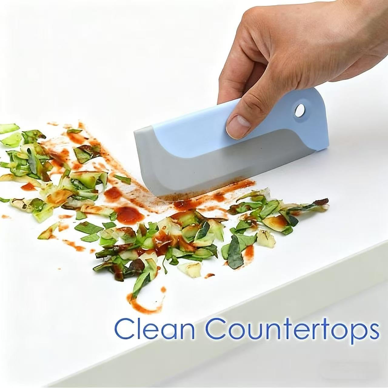 Amouy Small Rubber Squeegee(2 Pack),Kitchen Sink Squeegee for Countertops and Dishes.Multi-Purpose,for Vanity Tops,Bathroom Mirrors,Car Windows and Side Mirrors