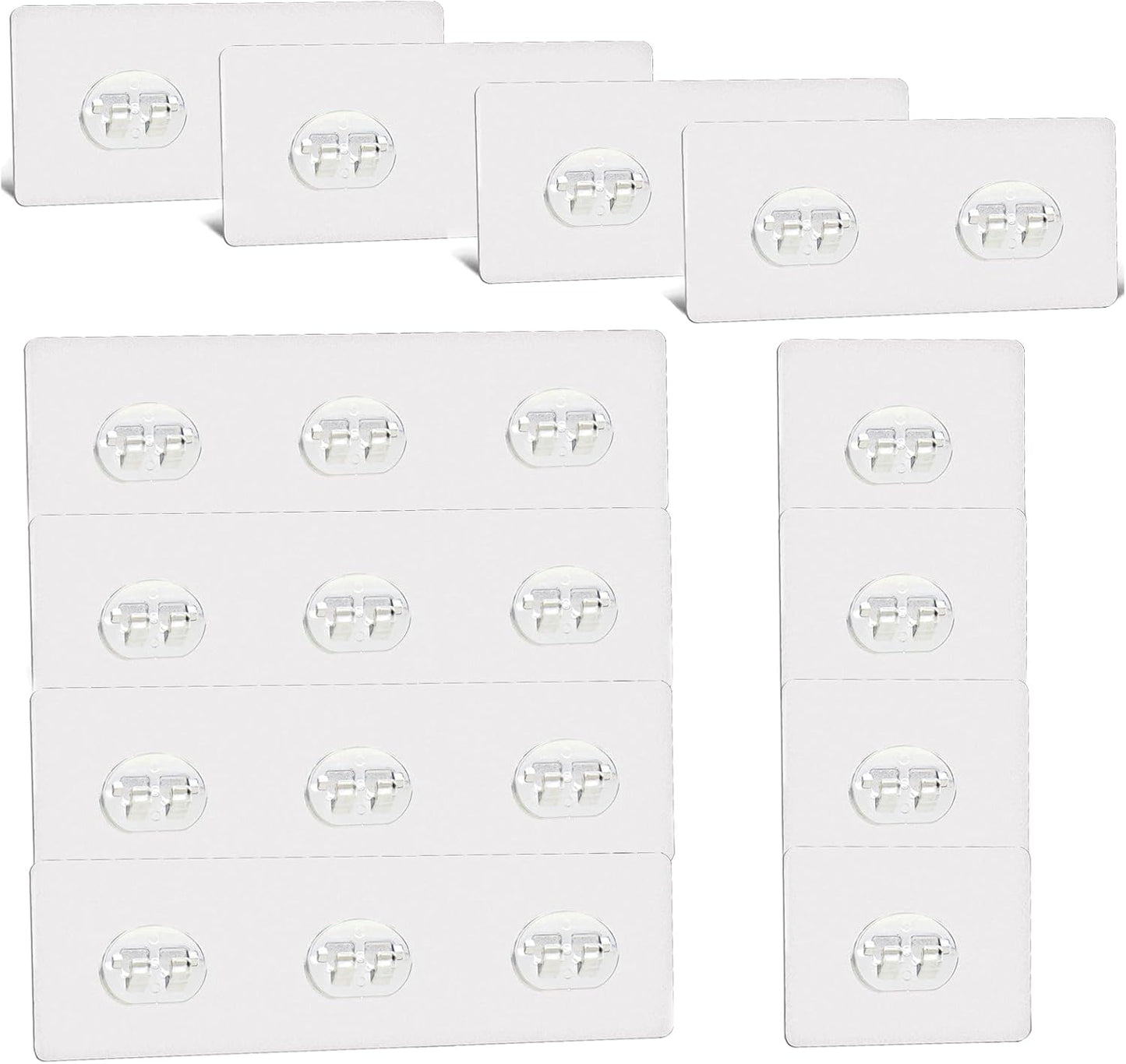 4PCS Shower Caddy Adhesive Sticker Replacement Hook for Corner Shower Caddy Bathroom Rack Shelf Soap Dish Basket Wall Hanging Hook with Strong Sticky, No Drilling