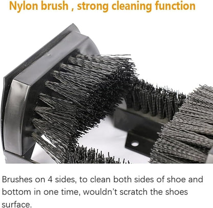 Heavy Duty Outdoor Boot Scraper - Floor Mounted Shoe Mud Cleaner for Entryways, Patios, and Garages - Durable, Easy to Use, Essential for Mud Removal