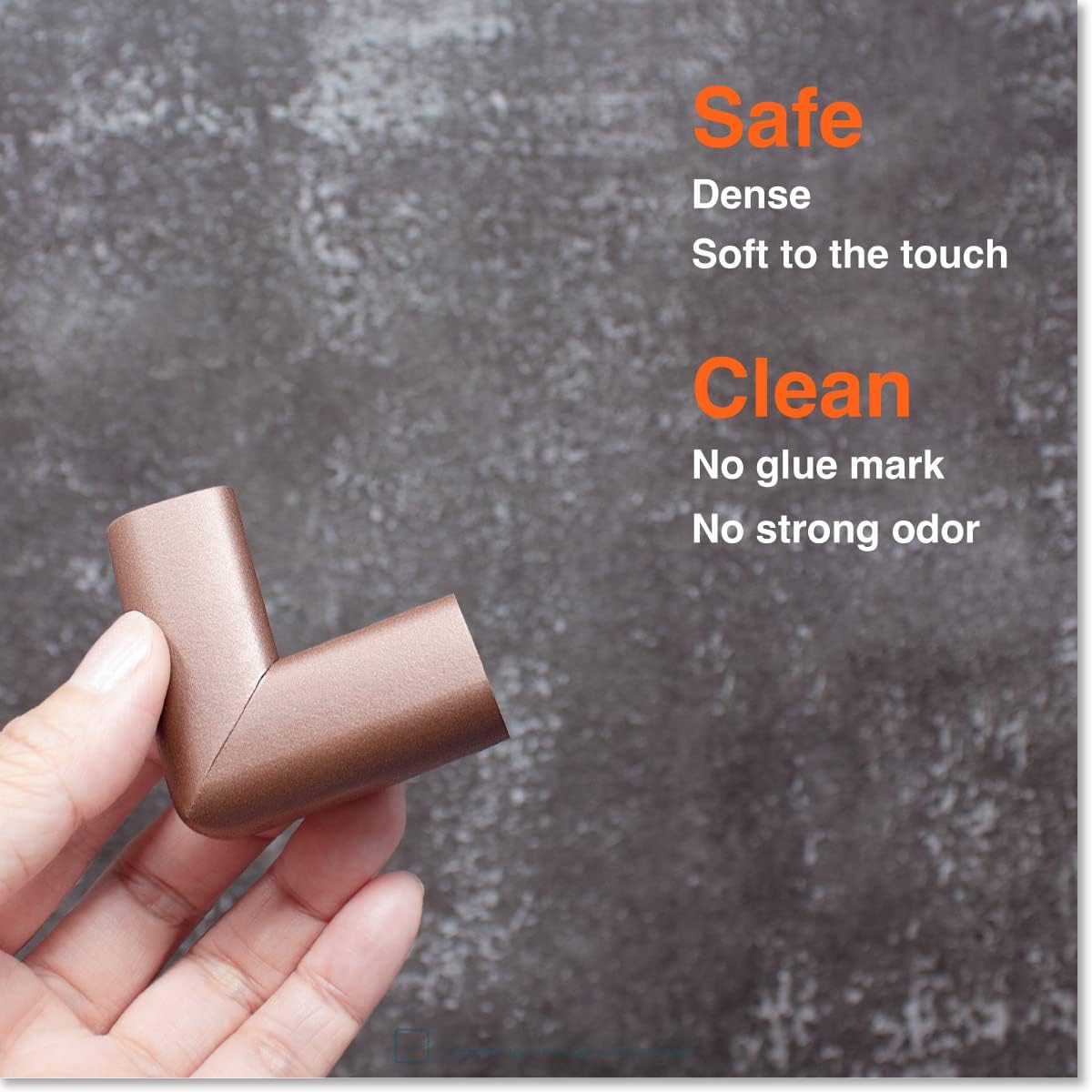 Roving Cove Slimfit Corner Edge Protector for Baby Proofing (Small 15ft Edge 4 Corners), Furniture Safety Bumper Guard, Soft NBR Rubber Foam, 3M Adhesive, Oyster White (Off White)