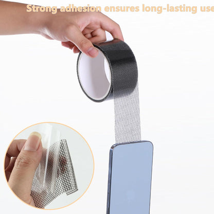 Window Screen Repair Tape Adhesive Mesh Screen Repair Patch Stickers Windows Tears and Holes Patch Kit (Gray/2 Roll, 16.4FT/2 INCH)