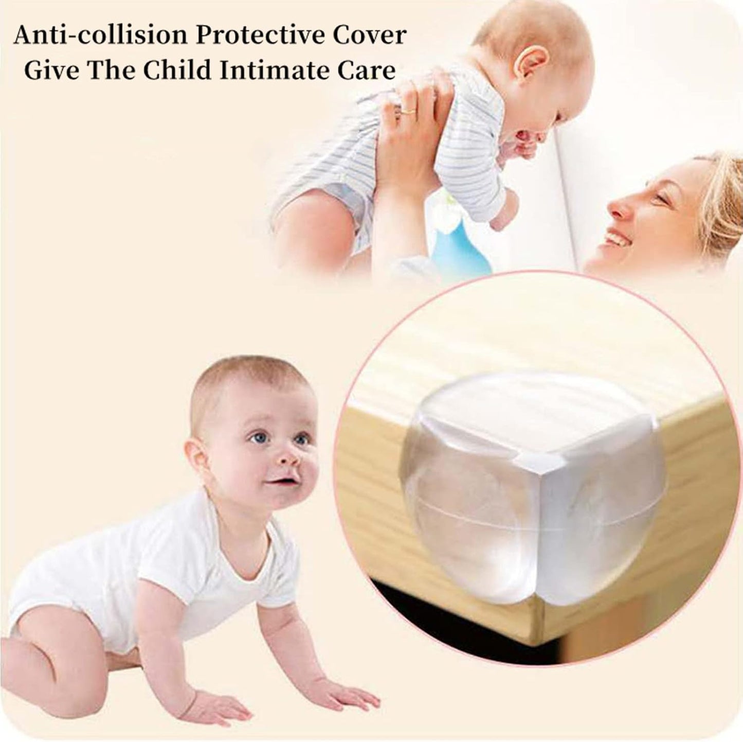 Corner Protector for Baby, Protectors Guards,Furniture Corner Guard ,Edge Safety Bumpers,Baby Proof Bumper,Cushion to Cover Sharp Furniture,Table Edges Clear and Transparent L Shape 20PCS