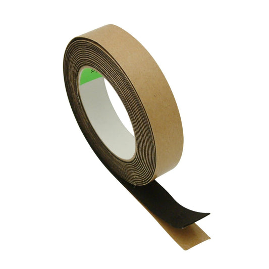 FindTape Polyester 1mm Felt Tape – 1 in. x 15 ft. Felt Strips with Adhesive Backing and Furniture Strips, Great for Arts and Crafts, Classrooms, and Protecting Furniture (Black)