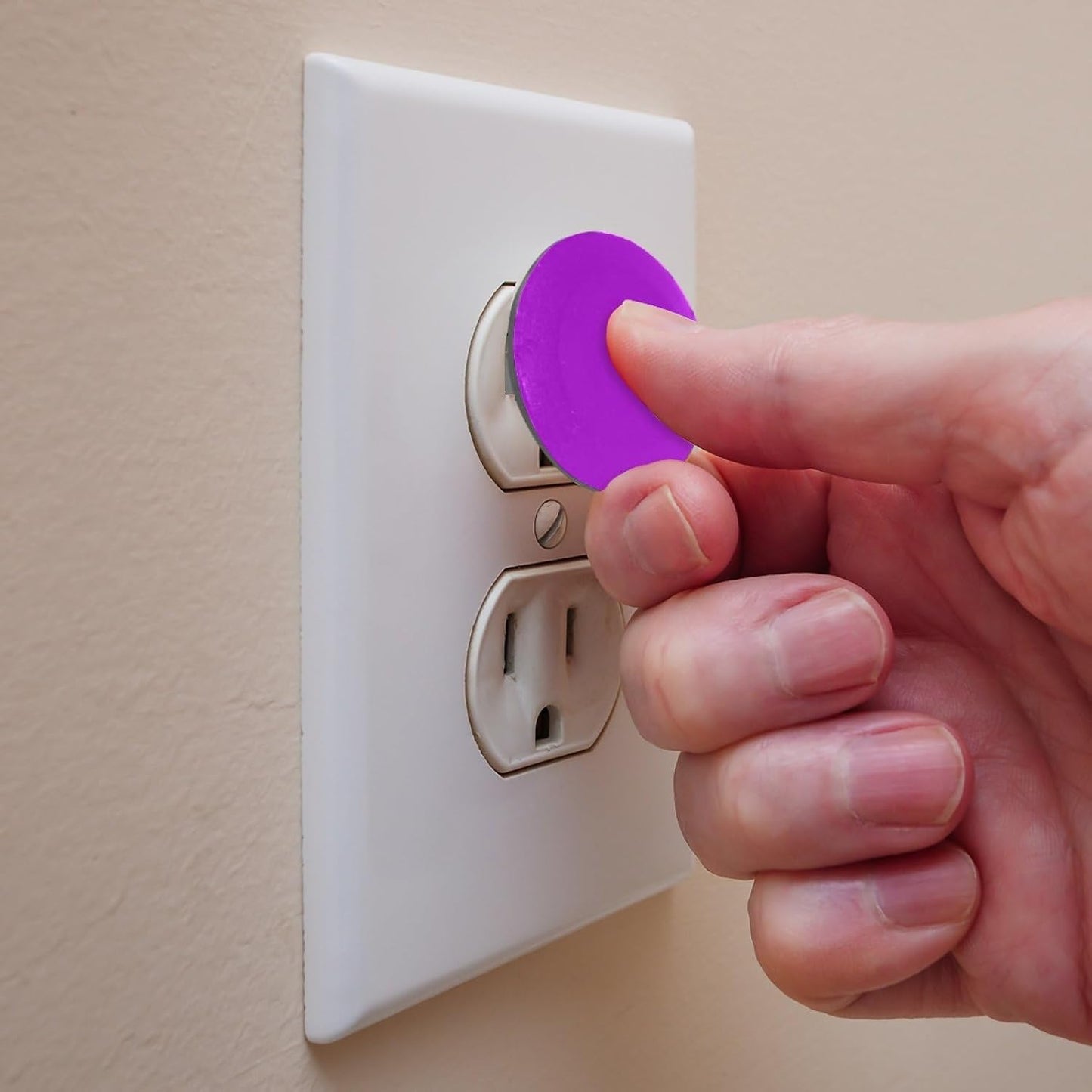 Pure Blue Color Outlet Covers Baby Proofing - Plug Covers for Electrical Outlets, Child Proof Socket Covers, Baby Safety Products for Home, Office