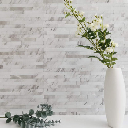 DICOFUN 10-Sheet Peel and Stick Backsplash Wall Tile, PVC Kitchen Backsplash Peel and Stick in Sandstone, 9.4 sq.ft