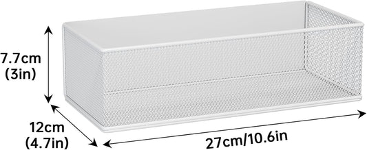Magnetic Shelf for Washing Machine, Washer Dryer Shelf, Magnetic Lint Bin for Laundry Room, Spice Rack, Magnetic Basket Organizer for Laundry Kitchen, 1 Pack (White, 10.63''L*4.72''W*3.03''H)