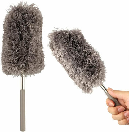 Magik 1-2 Pcs Adjustable Microfiber Feather Duster Extend Brush Household Cleaning (1 Pack)