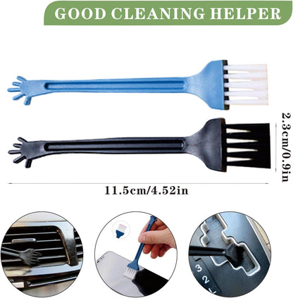 18Pcs Crevice Gap Cleaning Brush,Door Window Track Groove Corner Crevice Cleaning Brushes for Cleaning Window Grooves, Bathroom, Toilet Corner, Kitchen, Faucet, Sink