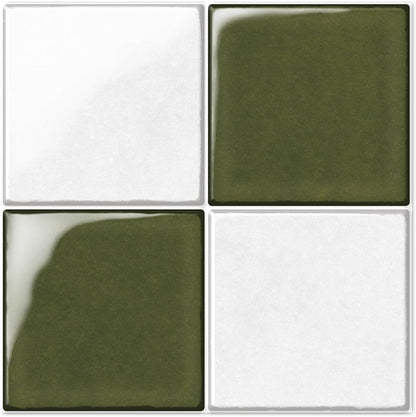 10 Sheets Thicker Design Peel and Stick Backsplash, 3D Self Adhesive Peel and Stick Wall Tile Backsplash for Kitchen, Bathroom, 12"x12", Light Green