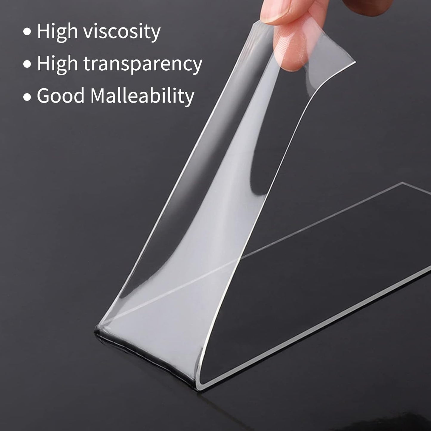 Tbest Nano Heavy Duty Double Sided Adhesive Tape – Washable, Removable, Flexible, Ideal for Indoor & Outdoor Use – 3cm X 16.4ft for Home, Kitchen, Bathroom, Office Fixing (#1)