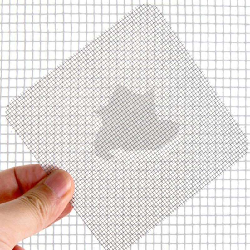POPETPOP Window Screen Patches Self-Adhesive Screen Repair Net 3.93 X 3.93 X 0.03 in Adhesive Patch for Window Door Tent Mesh Pool Screens Rv Screens 21-Pack