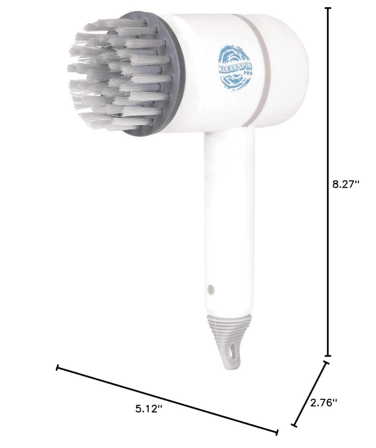 Klean Spin Cordless Electric Cleaning Brush – Rechargeable Handheld Power Scrubber for Bathroom, Kitchen, Tile & Grout – Includes 4 Interchangeable Brush