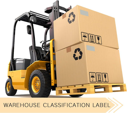 PARLAIM 3 x 5 inch Rectangle Sticker Labels, 250PCS Adhesive Color Coding Stickers for Moving Box Inventory Label, Fluorescent Green