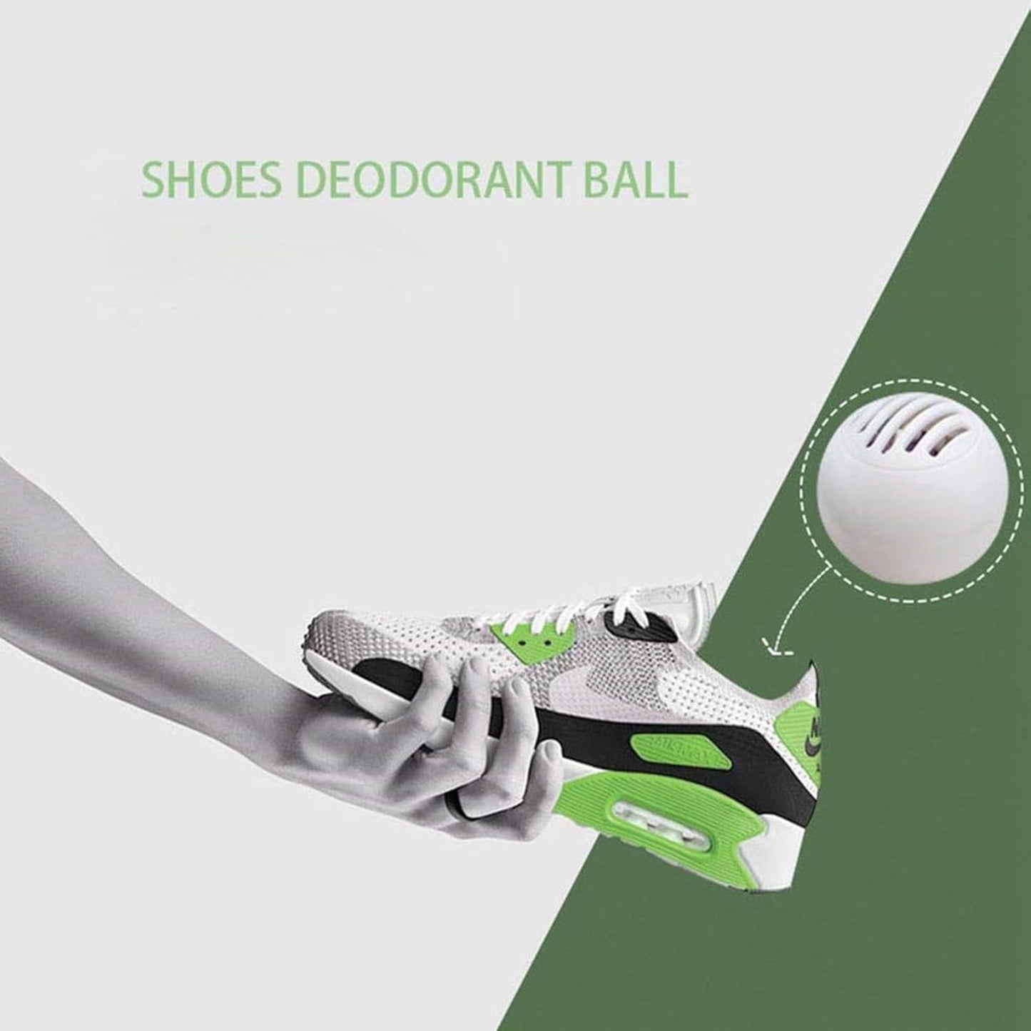 Shoe deodorantss Ball - 10 Shoe Balls Deodorizer Sneaker Balls, Portable deodorantss Ball Shoe Air Freshener Ball, Lightweight Sneaker deodorantss for Locker Gym Bag, Home, offices, Car