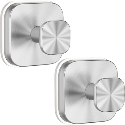 BKV Suction Cup Hooks for Shower,Heavy Duty Shower Hooks for Bathroom Wall,Glass Windows,Smooth Doors to Hang Towels,Robes,Coat,Reusable Suction Cup Wreath Hanger for Christmas Wreaths-White(2 Pack)