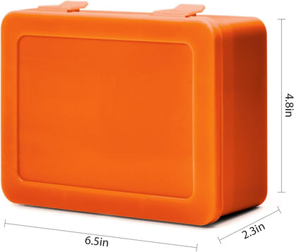 Battery Organizer Storage Box, Garage Case Holder for 24* AA, 30* AAA Batteries (Bag Not Include Batteries Pack) (white)