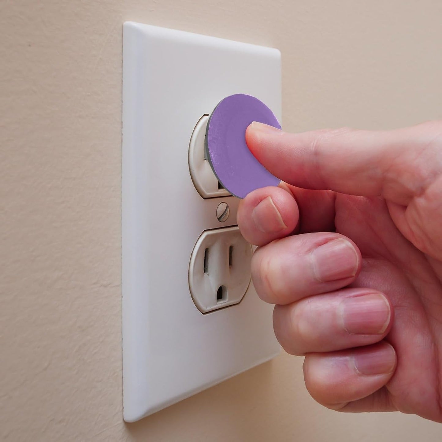 Pure Blue Color Outlet Covers Baby Proofing - Plug Covers for Electrical Outlets, Child Proof Socket Covers, Baby Safety Products for Home, Office