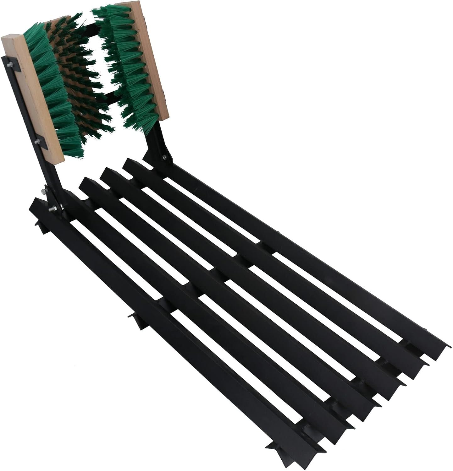 Steel Mat Scraper & Boot Brush Shoe Welly Scrub Muck Mud Door Farm Yard