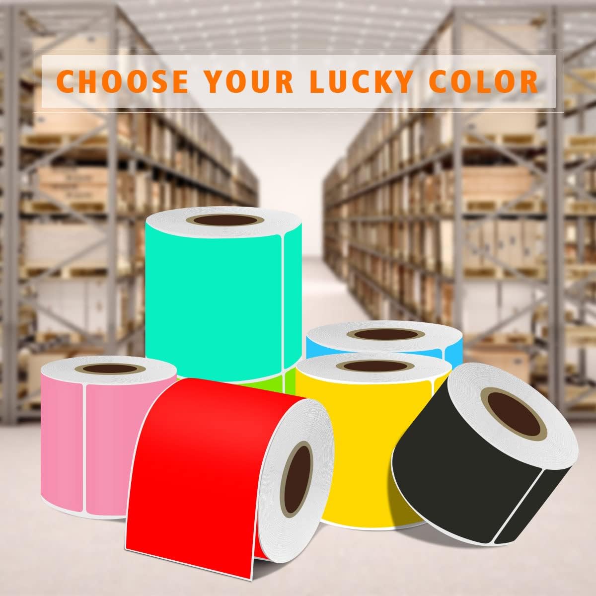 PARLAIM 3 X 5 Inch Rectangle Adhesive Color Coding Stickers,Square Inventory Stickers -250 Per Dispenser Box (Fluorescent Green)