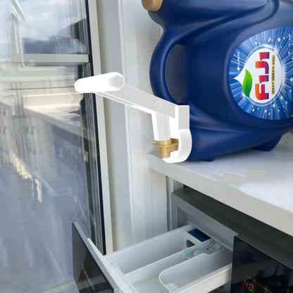 Lever-Activated Laundry Detergent Dispenser, PLA Material, Pull-Switch Style Design, Indoor Use, Force-Reducing Mechanism for Elderly, Children
