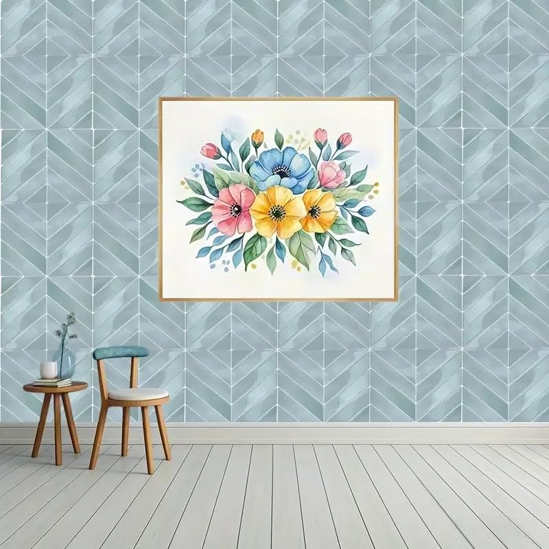 Heikki 20-Piece Kitchen Splash Guard Stickers, Peel-and-Stick Tile Splashbacks for Kitchen Islands, Bathrooms, Laundry Rooms, RVs, and Rental Spaces, 11.43 × 9 inches (Beige)