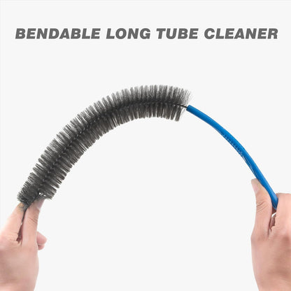 Drain Brush and Drain Snake Cleaner Tools Set, Flexible Drain Hair Remover Tool with Long Pipe Drain Cleaning Brush Drain Clog Remover for Home Sink Overflow
