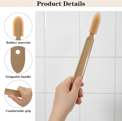 Kifmurase 17Pcs Rubber Caulking Spatulas Tools, Silicone Caulking Finishing Tool Kit, Multifunctional Caulk Remover, Smoothing Spreader Applicator for Floors, Tiles, Walls, Bathrooms (4 Sizes)