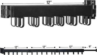 Foldable Wall Mounted Clothes Drying Rack – Heavy Duty Collapsible Laundry Rack with Hooks for Indoor/Outdoor Use, Perfect for Small Apartments and Space Saving Drying Needs