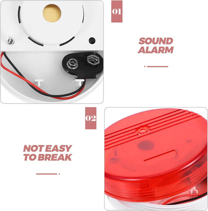 Water Leak Detector Sensor Alarm with Sound and Light Alerts Quick Response Water Leak Sensor for Basement Bathroom Under Sink No Installation Needed